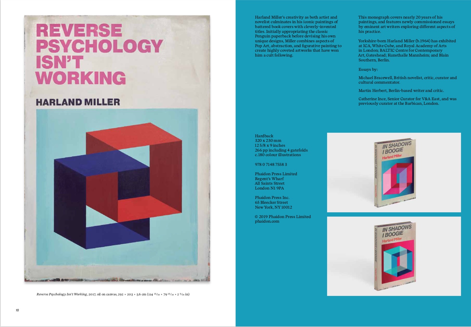 By Michael Bracewell, Martin Herbert, Catherine Ince from Harland Miller: In Shadows I Boogie copyright Phaidon 2019