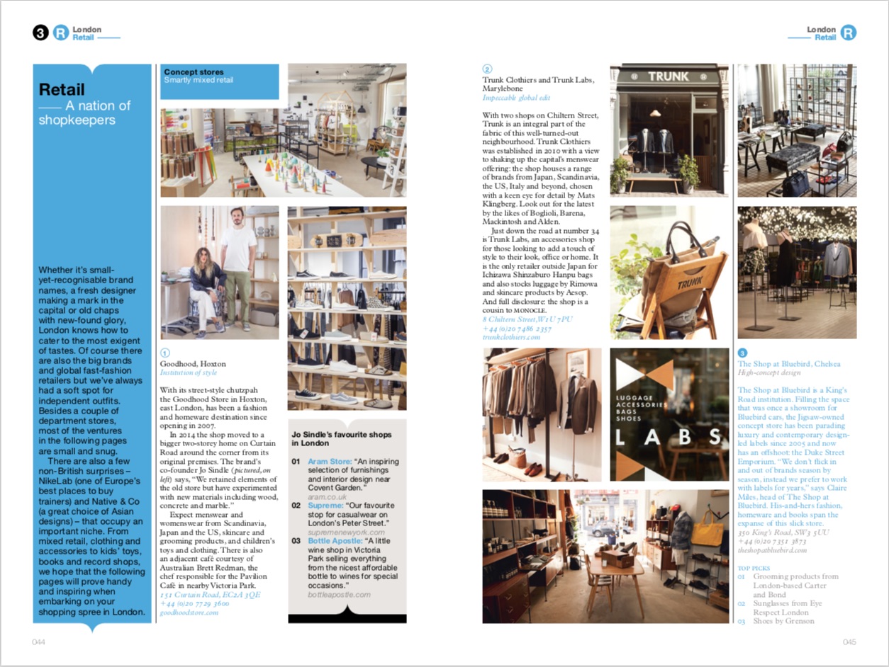 From London: the Monocle Travel Guide Series copyright Gestalten 2015