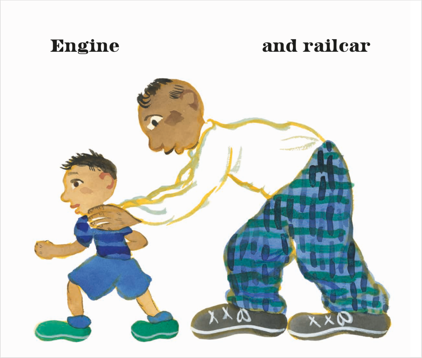 By Chris Raschka from Side by Side: A Celebration of Dads copyright Phaidon 2019