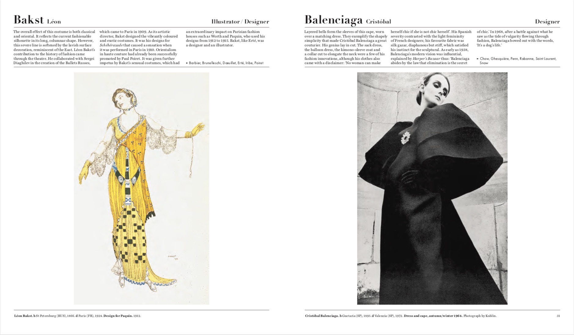 By Caroline Kinneberg, Laura Gardner and Phaidon editors from The Fashion Book copyright Phaidon 2016