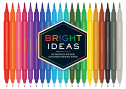 Bright Ideas: 20 Double-Ended Colored Brush Pens 20 Colored Pens