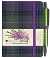 Heather Tartan: Mini Notebook with Pen: 10.5 x 7cm: Scottish Traditions: Waverley Genuine Tartan Cloth Commonplace Notebook