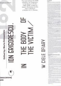 Ion Grigorescu: W ciele ofiary / In the body of the victim