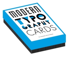 Modern Typography Notecards 12 Notecards and Envelopes