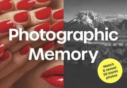 Photographic Memory : Match & reveal 25 iconic photos