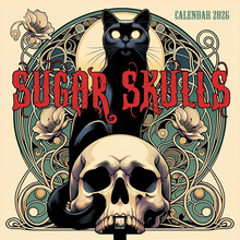Sugar Skulls Wall Calendar 2026 (Art Calendar)