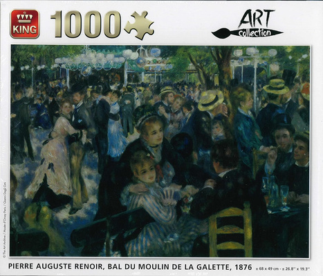 King 1000 Piece Puzzle Renoir Bal Du Moulin 