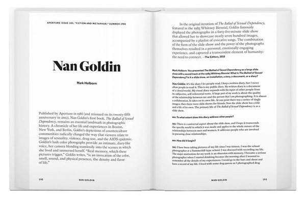 Aperture Conversations: 1985 to the Present