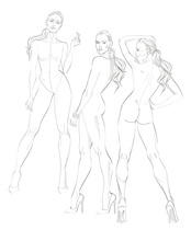 Design & Illustrate Fashion Figure Templates