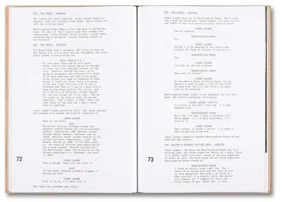 The Lobster Screenplay Book