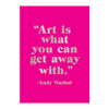 Andy Warhol Hardcover Book of Sticky Notes