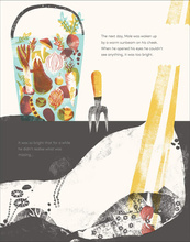 Mole in a Black and White Hole