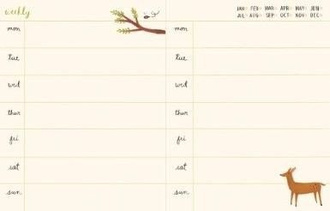 Forest Friends Pocket Planner