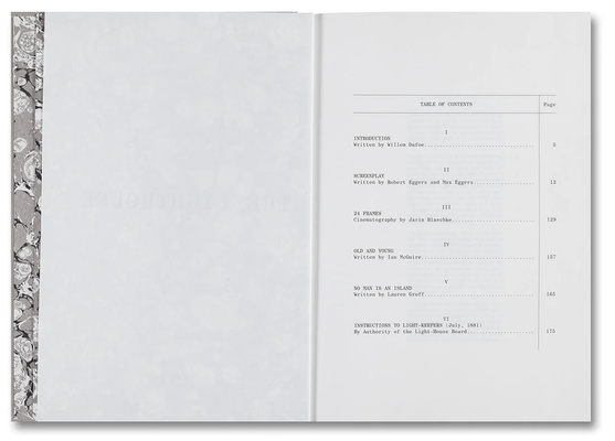 The Lighthouse Screenplay Book