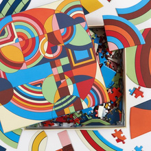 Frank Lloyd Wright Hoffman House Rug 500 Piece Puzzle