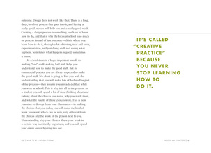 How To Be A Design Student