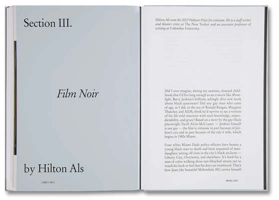 Moonlight Screenplay Book