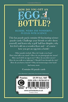 Puzzle Cards: How Do You Get Egg into a Bottle?