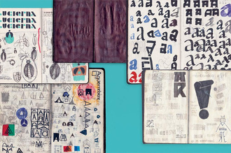 Free Hand New Typography Sketchbooks