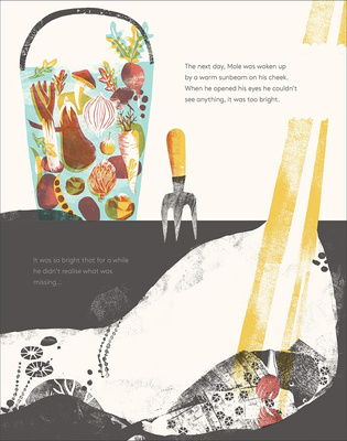 Mole in a Black and White Hole