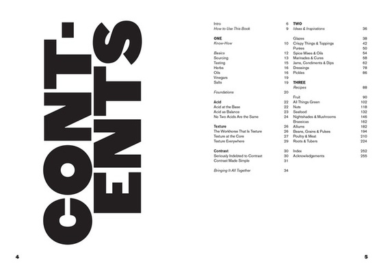 Three : Acid, Texture, Contrast