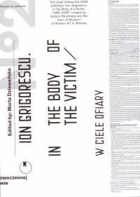 Ion Grigorescu: W ciele ofiary / In the body of the victim
