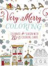 Very Merry Coloring Celebrate the Seaon with 20 Tear-Out Coloring Cards