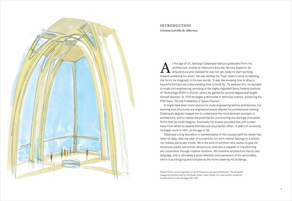 Santiago Calatrava Drawing, Building, Reflecting