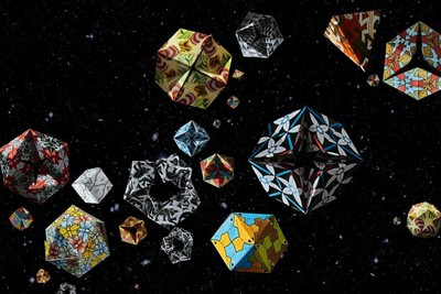 M.C. Escher. Kaleidocycles