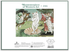 The Birth of Venus: Meowsterpiece of Western Art 1000 Piece Puzzle