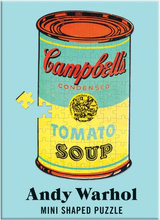 Andy Warhol Mini Shaped Puzzle Campbell's Soup