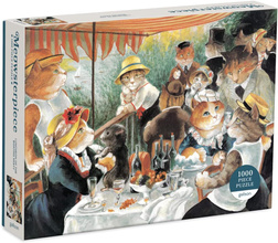 Luncheon of the Boating Party 1000 Piece Puzzle