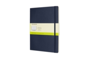 Moleskine Sapphire Blue Extra Large Plain Notebook Soft