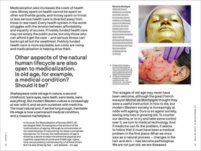 Is Medicine Still Good for Us?