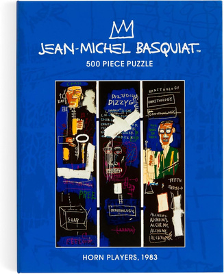 Basquiat Horn Players 500 Piece Book Puzzle