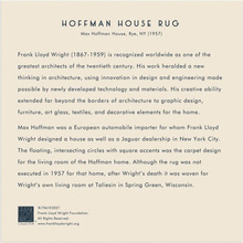 Frank Lloyd Wright Hoffman House Rug 500 Piece Puzzle