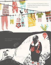 Mole in a Black and White Hole