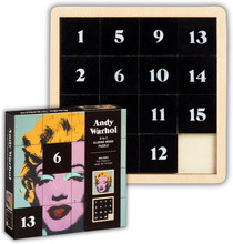 Andy Warhol Marilyn 2-in-1 Sliding Wood Puzzle