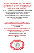 Endure: Mind Body & Curiously Elastic Limits of Human Performance