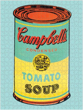 Andy Warhol Soup Can 2-sided 500 Piece Puzzle