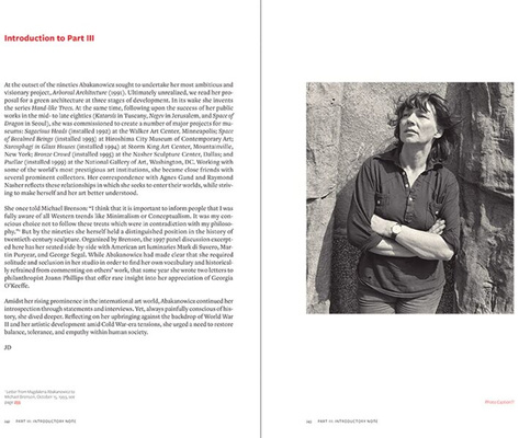 Magdalena Abakanowicz : Writings and Conversations