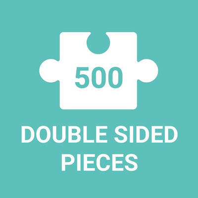 Andy Warhol Soup Can 2-sided 500 Piece Puzzle