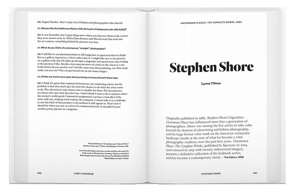 Aperture Conversations: 1985 to the Present