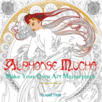 Alphonse Mucha (Art Colouring Book) Make Your Own Art Masterpiece LEKKO USZKODZONE