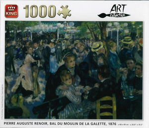 King 1000 Piece Puzzle Renoir Bal Du Moulin
