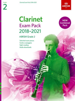 Clarinet Exam Pack 2018-2021, ABRSM Grade 2 Selected from the 2018-2021 syllabus. Score & Part, Audio Downloads, Scales & Sight-Reading