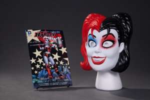 Harley Quinn Book and Mask Set