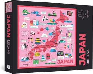 Japan Map Puzzle : 500-Piece Jigsaw Puzzle