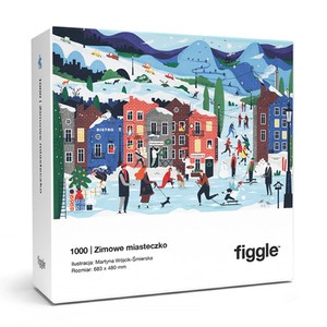 Puzzle Figgle 1000 Zimowe Miasteczko