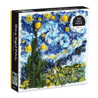 Starry Night Petals: 500 Piece Puzzle